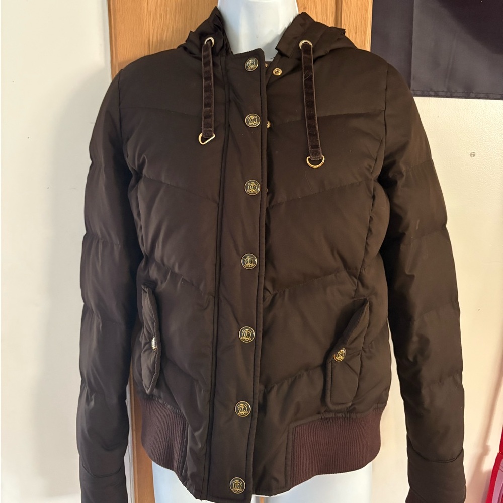 Vintage Juicy Couture Puffer Coat Size Small
